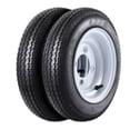 thumbnail image 1 of M optimized 2 Pack 4.80x8 480-8 4.80-8 Trailer Tires On 8" Rim 4 Lug 6PR Load Range C 6 PLY, 1 of 9