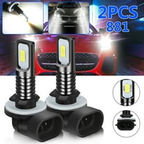 M optimized 2 Pcs 881 Led Car Fog Lamp DRL Driving Bulbs 862 886 889 894 896 898 Xenon White 6000k 4000lm Ip67 Waterproof