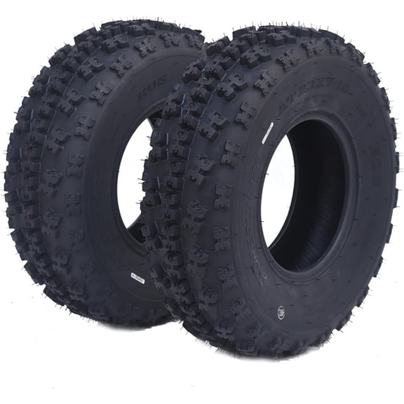 M optimized 20x10-9 ATV Tires, 6PR All Terrain 20x10-9 TL ATV UTV Trail Sand Mud Off-Road Tires, Tubeless, Set of 2, Black