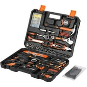 M optimized 247 Piece Tool Set, General Home/Auto Repair Tool Kit, Combination Package Mixed Tool Set Hand Tool Kit with Plastic Toolbox Storage Case