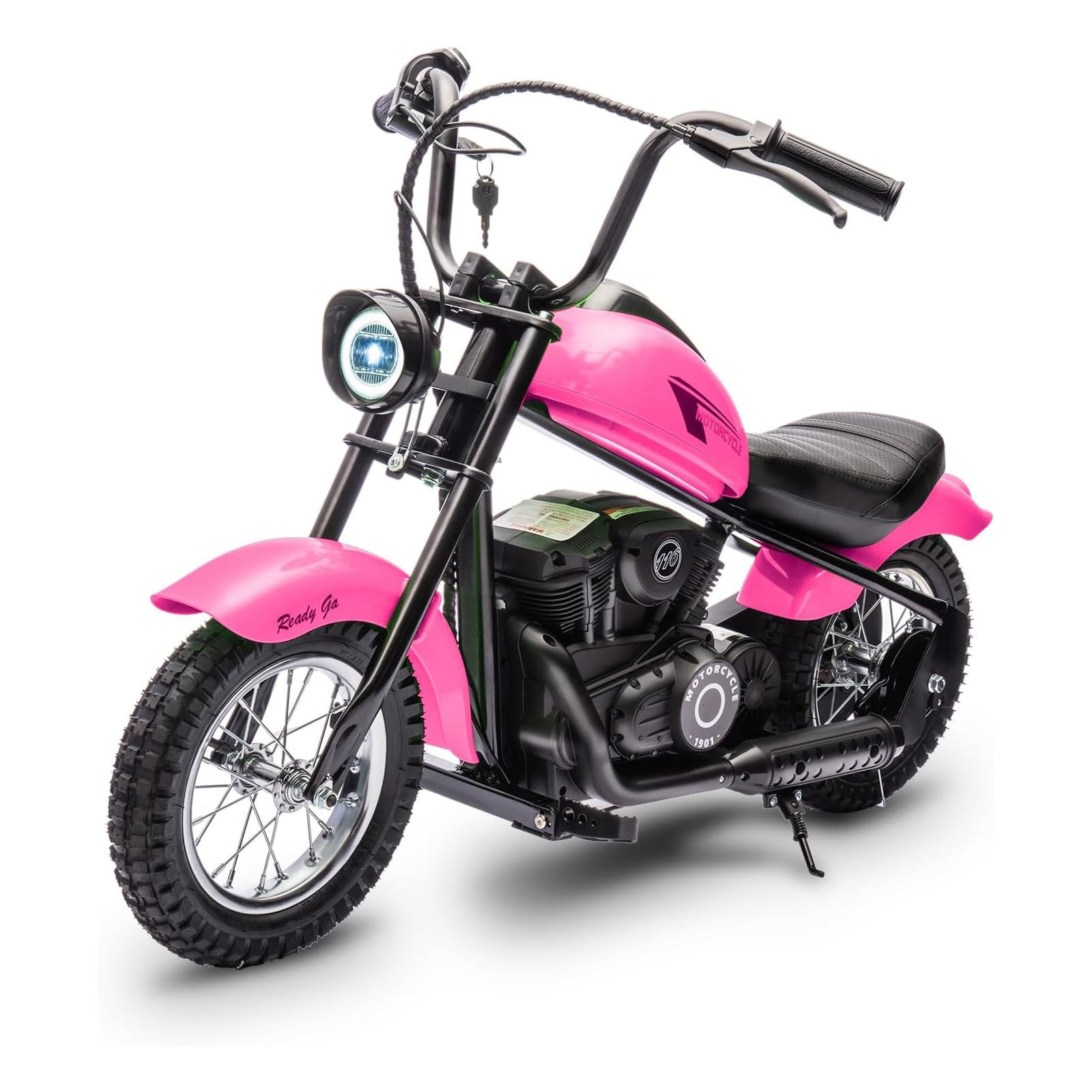 M optimized 24V 250W Kids Electric Dirt Bike Electric Motorcycle with 2 Speed Up to 14 MPH, 60 Min Ride Time, LED Light, Off-Road Dirt Bike for Boys & Girls Ages 6-12