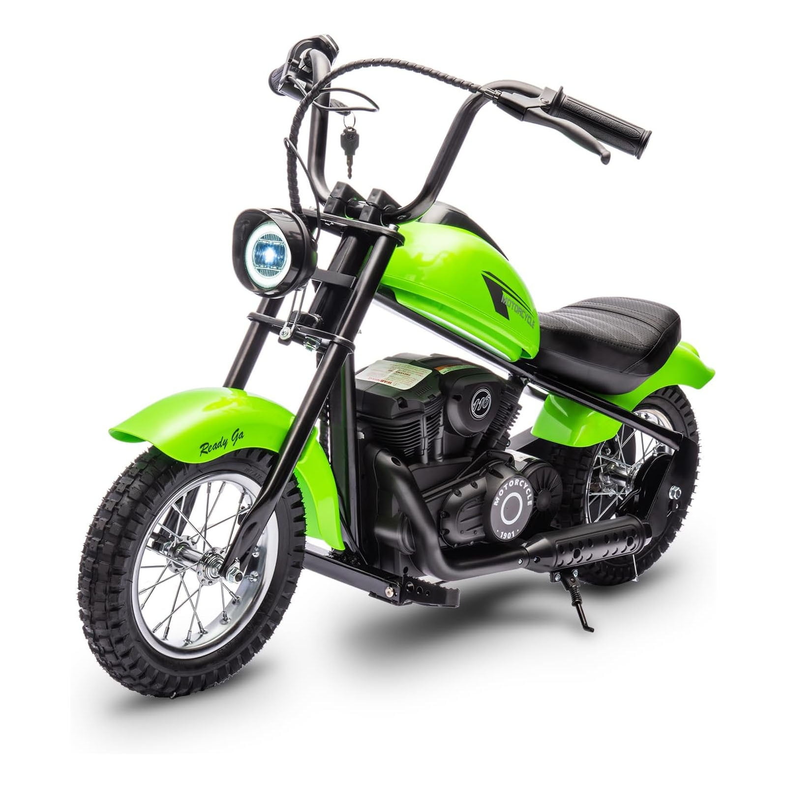 M optimized 24V 250W Kids Electric Dirt Bike Electric Motorcycle with 2 Speed Up to 14 MPH, 60 Min Ride Time, LED Light, Off-Road Dirt Bike for Boys & Girls Ages 6-12