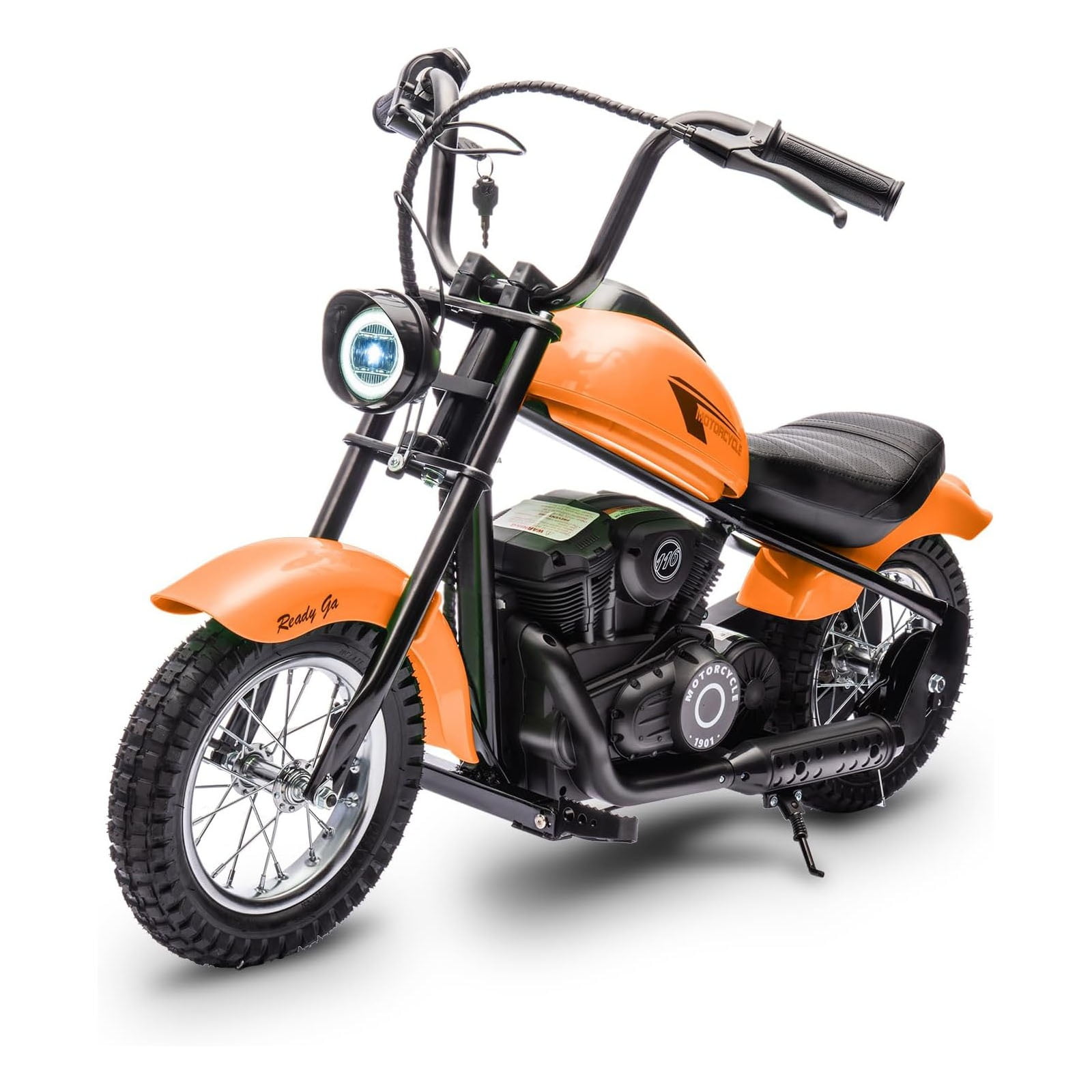 M optimized 24V 250W Kids Electric Dirt Bike Electric Motorcycle with 2 Speed Up to 14 MPH, 60 Min Ride Time, LED Light, Off-Road Dirt Bike for Boys & Girls Ages 6-12