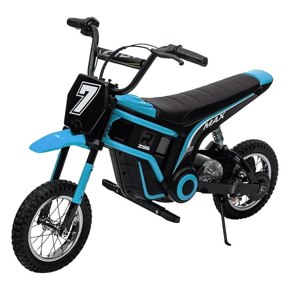 M optimized 24V Kids Electric Dirt Bike 350W Electric Motorcycle for Ages 8-12, Up to 14.29 MPH, 2-Speed Modes, Max Weight 135lbs