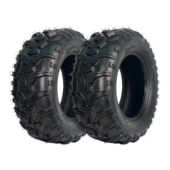 M optimized 24x10x11 ATV Tires Set of 2, 24 10 11 4PR Tubeless for ATV and UTV, Heavy Duty All Terrain Tires for Mud Sand Dirt Snow & Off-Road