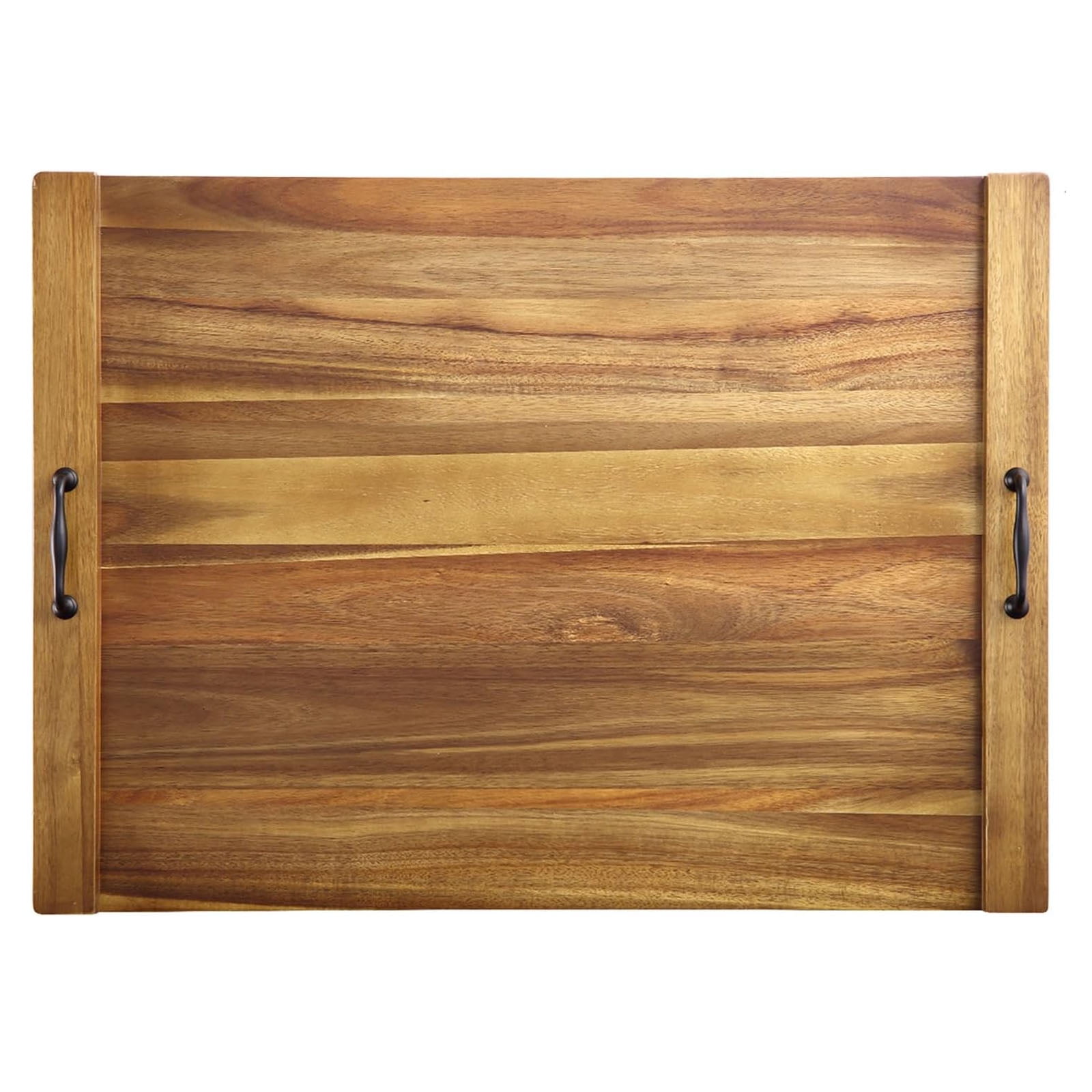 M optimized 29.5" x 22" Acacia Wood Noodle Board Stove Cover with Handles, Wood Stove Top Cover Board for Electric Stove Gas Stove, Counter Space Sink Cover RV Stove Top Cover, Decorative Tray