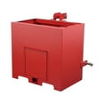 thumbnail image 1 of M optimized 3 Point Ballast Box, 800lbs Capacity, Standard 2" Hitch Receiver, with 5cu.ft Volume, Heavy Duty Steel, Fits Category 1 Tractor Attachment, 1 of 7