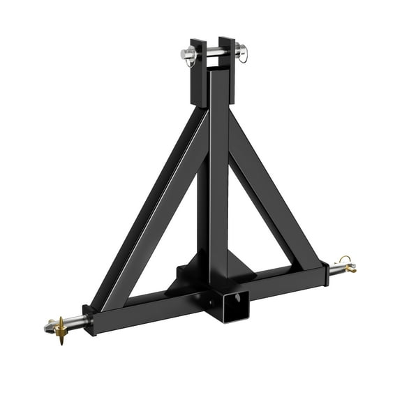 M optimized 3 Point Hitch 2" Receiver Trailer Hitch Cat 1 Heavy Duty Tractor for Kubota, John Deere, BX, LM25H, Cat, WLM Tractor, NorTrac, Yanmar, Kioti