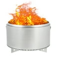 thumbnail image 1 of M optimized 32inch Smokeless Fire Pits with Air Switch, Wood Burning Portable Stainless Steel Outdoor Firepit with Removable Stand & Stove Hook for Camping Backyard Patio Picnic, 1 of 9