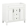 thumbnail image 1 of M optimized 35" Bathroom Vanity Cabinet Freestanding Storage Vanity with 2 Door, 2 Drawer, 35.1" x 18.1" x 33", Not Including Top Sink, 1 of 8