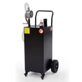thumbnail image 1 of M optimized 40 Gallon Fuel Caddy, Fuel Tank with Manual Transfer Pump for Gasoline & Diesel, Durable 4-Wheel Design, Mobile Fuel Storage for Cars, Trucks, Boats, Lawn Mowers, 1 of 6