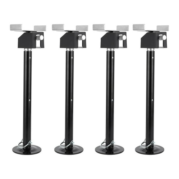M optimized 4pcs RV Slide Out Support Jacks Heavy Duty Steel Supports Up to 10000lbs, Adjustable Height 21.06" to 34.25" Camper Support Jacks
