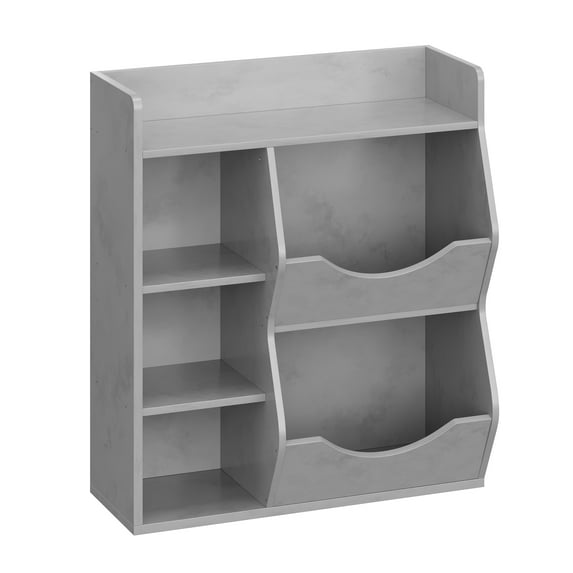M optimized 5-Cubby Kids Bookshelf Bookcase, Toy Storage Organizer for Boys and Girls, Multi Shelf for Playroom, Bedroom, Nursery