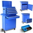 thumbnail image 1 of M optimized 5-Drawer Rolling Tool Chest with Drawers Wheels Adjustable Shelves Tool Storage Cabinet Organizer for Workshop Garage, 1 of 9