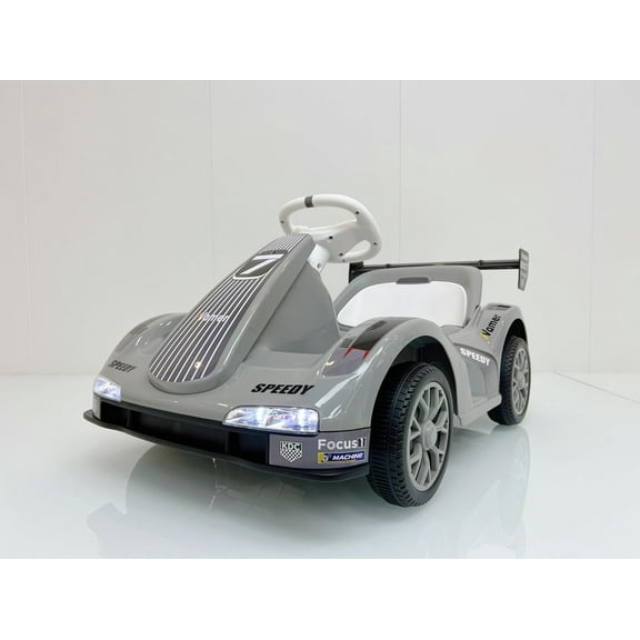 M optimized 6V Kids Electric Go Kart with Parent Remote Control | Drift Kart w/Bluetooth Music, Stories, LED Display & Safety Belt for Boys Girls Aged 3+