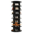 thumbnail image 1 of M optimized 7 Tier Rotating Shoe Rack Tower, Freestanding Spinning Shoes Organizer, 360° Revolving Vertical Spinning Shoe Display, Round Shoes Storage Rack for Entryway, 1 of 8