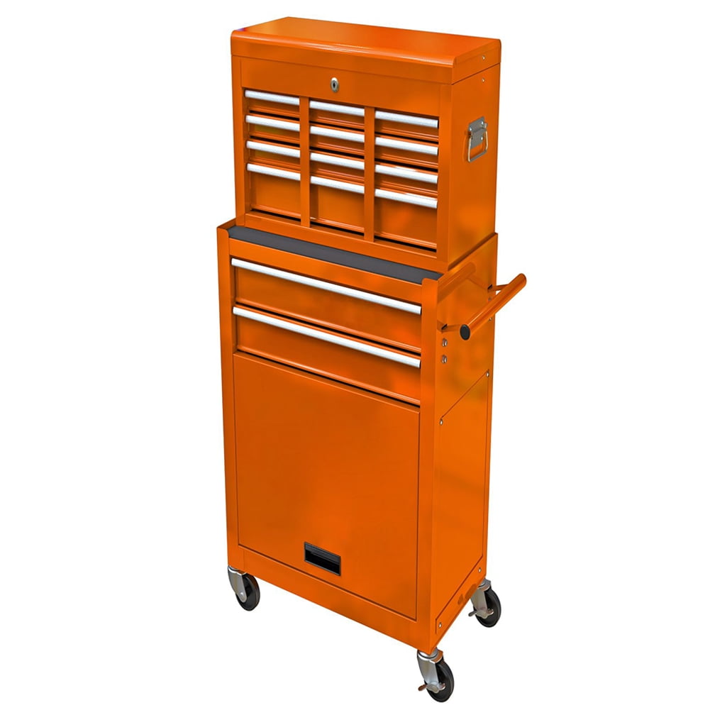 M optimized 8-Drawer Rolling Tool Cart On Wheels Secure Locking System ...