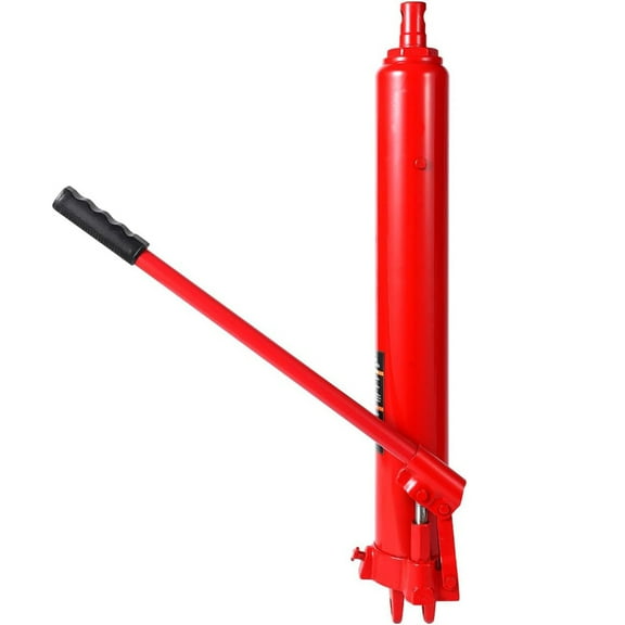 M optimized 8 Ton Hydraulic Long Ram Jack, Engine Hoist Cylinder with Single Piston Pump & Clevis Base, Long Ram Jack for Engine Hoists, Garage Cranes, Farm, Mechanical