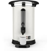 M optimized 80 Cups Coffee Urn 12L/3.2 Gallon Double Wall Commerical Coffee Maker for Buffet Catering Wedding Gathering, Large Capacity Hot Coffee Dispenser, Stainless Steel Hot Water Urn