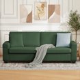 thumbnail image 1 of M optimized 83" Loveseat Couch, Comfy Teddy Velvet Sofa with Deep Seats, Modern Cloud Couch for Living Room, Bedroom, Office, Soft & Stylish Design, 1 of 7