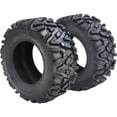 thumbnail image 1 of M optimized ATV Tires All-Terrain Tires 27x11-14 6PR ATV UTV Trail Sand Mud Off-Road Tires Tubeless, Set of 2 Black, 1 of 8