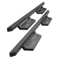 thumbnail image 1 of M optimized All-Steel Build Running Boards for 2018-2024 Jeep Wrangler JL 4 Door, Bolt-on Side Steps, Black Powder Coated Nerf Bar, 1 of 1