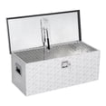 thumbnail image 1 of M optimized Aluminum Truck Bed Toolbox 36" Heavy Duty Tool Box with Side Handle and Lock Keys, Truck Bed Storage Organizer for Pick Up Truck RV Trailer, 1 of 6