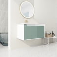 thumbnail image 1 of M optimized Bathroom Vanity with Ceramic Sink Top, Modern Wall-Mounted Floating Vanity Combo Storage Cabinet with Soft Close Door, for Bathroom Garden, 1 of 9