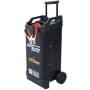 M optimized Battery Charger Battery Maintainer and Jump Starter 12/24 Volt for Automatic Car Truck, Black