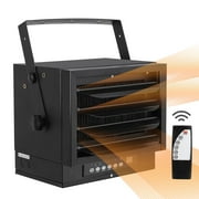 M optimized Ceiling Mount Garage Heater with Remote, 7500W 240V Fan-Forced Overheat Protection, Digital Thermostat, 12-Hour Timer Ideal for Garage & Workshop