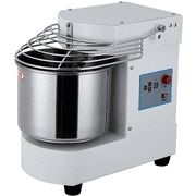 M optimized Commercial Food Mixer, 10.5 Qt Touch Screen Dough Mixer Machine with Timer, Security Shield, 650W Dual Rotating Dough Kneading Machine Food-grade Stainless Steel Bowl for Restaurant Bakery