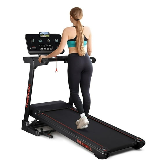M optimized Commercial Heavy Duty Treadmill w/ Auto Incline 18%, Professional Treadmill with Wide Belt, 350 lbs Capacity, 4Hp Motor, Bluetooth Audio, Pro Running Machine for Fitness Exercise