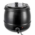 thumbnail image 1 of M optimized Commercial Soup Warmer, 10.5Qt Soup Kettle with Hinged Lid and Detachable Stainless Steel Insert Pot for Family Gatherings, Parties, Restaurants and Buffets, Black, 1 of 7