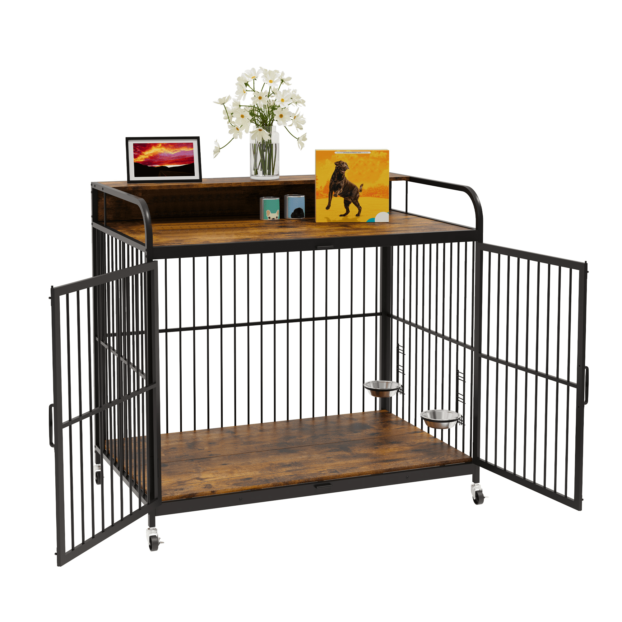 Photo inspiration: Fresh Look at M Optimized Dog Crate Furniture Dog Crates Side End Table
