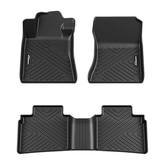 M optimized Floor Mats Fits for Altima 2019-2024, TPE All Weather Altima Custom Fit Front 1st & 2nd Row Floor Liner, Black