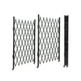 thumbnail image 1 of M optimized Foldable Security Gate, Aluminum Expandable Fence Portable Safety Barrier with Casters Retractable Driveway Gates 360°Rolling Barricade Gate Mobile Barricade Safety Barrier, 1 of 7