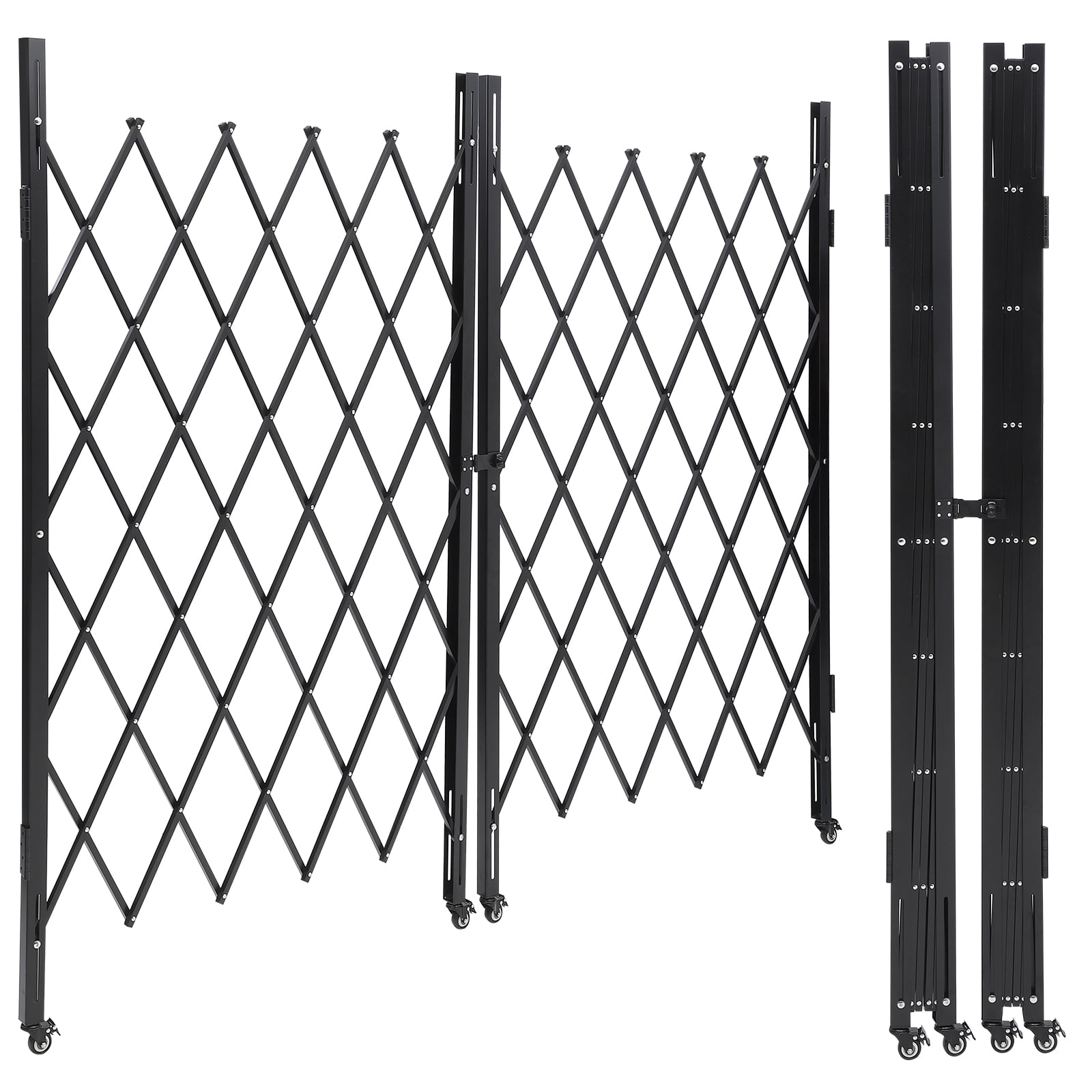 M optimized Folding Security Gate, Folding Door Gate, Steel Accordion Security Gate, Flexible Expanding Security Gate, 360° Rolling Barricades Gate, Scissor Gate or Door with Keys