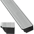 thumbnail image 1 of M optimized Gutter Guard 5in Wide 52ft Length Cover Mesh Lead Debris Protection Fits for All Roof or Gutter Type, Silver, 1 of 8