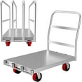 thumbnail image 1 of M optimized Heavy Duty Steel Panel Cart Dolly, 2000 Lbs Capacity Drywall Dolly Lumber Truck Cart with Swivel Casters, 36" L x 24" W x 33" H Platform Truck, 8 Holes, 1 of 6