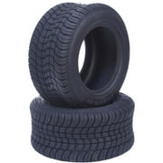M optimized Lawn Mower Tires Turf Tires 18x8-10 4PR for Golf Cart Tires, Garden Tractor Riding Mower Tubeless Set of 2 Black