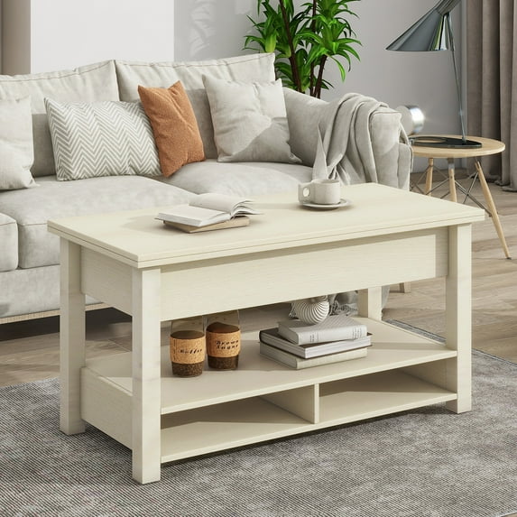 M optimized Modern Lift Top Coffee Table with Open Storage Shelf Hidden Compartment for Home Living Room Office