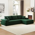 thumbnail image 1 of M optimized Modular Sectional Sofa Set, Modern L-Shape Fabric Couch, Combination Upholstered Sleeper Sofa for Living Room, Bedroom, Salon, 1 of 6