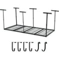thumbnail image 1 of M optimized Overhead Garage Storage Rack 4' x 8' Adjustable Ceiling Rack, 660lb Weight Capacity, 22"-40" Adjustable Height, 1 of 7