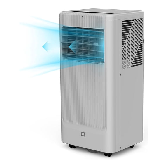 M optimized Portable AC Unit, 8,000 BTU Air Conditioner For Room Up to 350 Sq.Ft., 3-in-1 Cooling AC Unit With Fan & Dehumidifier, Sleep Mode, Auto Swing, 24H Timer