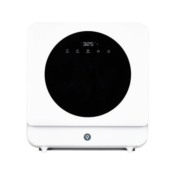 M optimized Portable Dishwasher Countertop, 6 Washing Programs Tabletop Dishwasher with 5L Built-In Water Tank, Air-Dry Function, LED Display & Touch Control, Dual Spray Rinsing