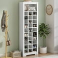 thumbnail image 1 of M optimized Shoe Storage Cabinet 10 Tier Shoe Rack Organizer Holds up to 30 Pairs of Shoes Freestanding Shoe Cabinet for Entryway Bedroom 24.4 x 12.9 x 73.8 inches, 1 of 9