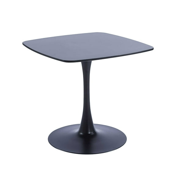 M optimized Square Dining Table Coffee Table Center Pedestal Tulip Wooden Tea Table Mid Century Modern Dining Table for Living Room Bedrooms Apartments Small Spaces