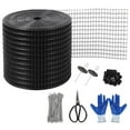 thumbnail image 1 of M optimized Squirrel Guard PVC Coated Wire Mesh Roll Critter Guard Weather Proof Solar, Black Bird Barrier for Solar Panels, 1 of 6