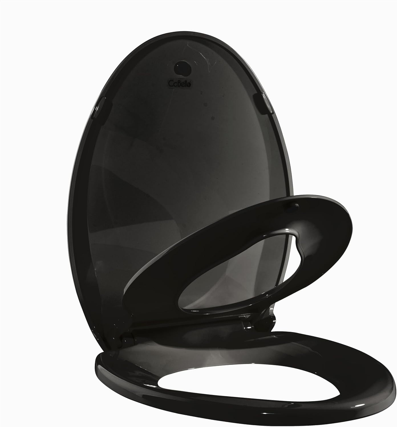 M optimized Toilet Seat 19", Elongated Toilet Seat with Toddler Seat Built in, Potty Training Toilet Seat Elongated for Universal Use, with Slow Close and Magnets