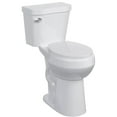 thumbnail image 1 of M optimized Two Piece Toilets Round 20" Raised ADA Toilet Side Press 1.28 Siphonic Flush Cotton White Toilet 15.8"x27.4"x35.8", 1 of 7